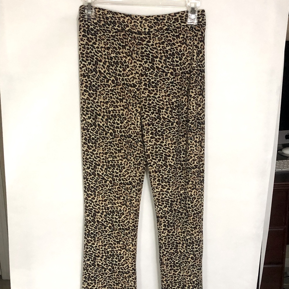 zaful leopard print pants size small